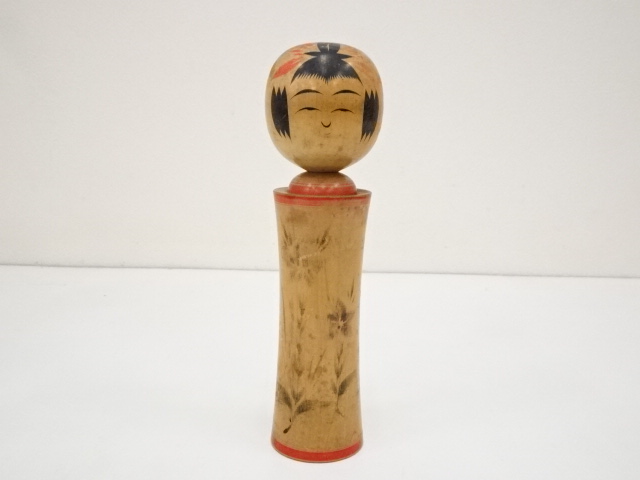 TRADITIONAL JAPANESE CRAFT / KOKESHI DOLL (21.3 cm)/ ARTISAN WORK